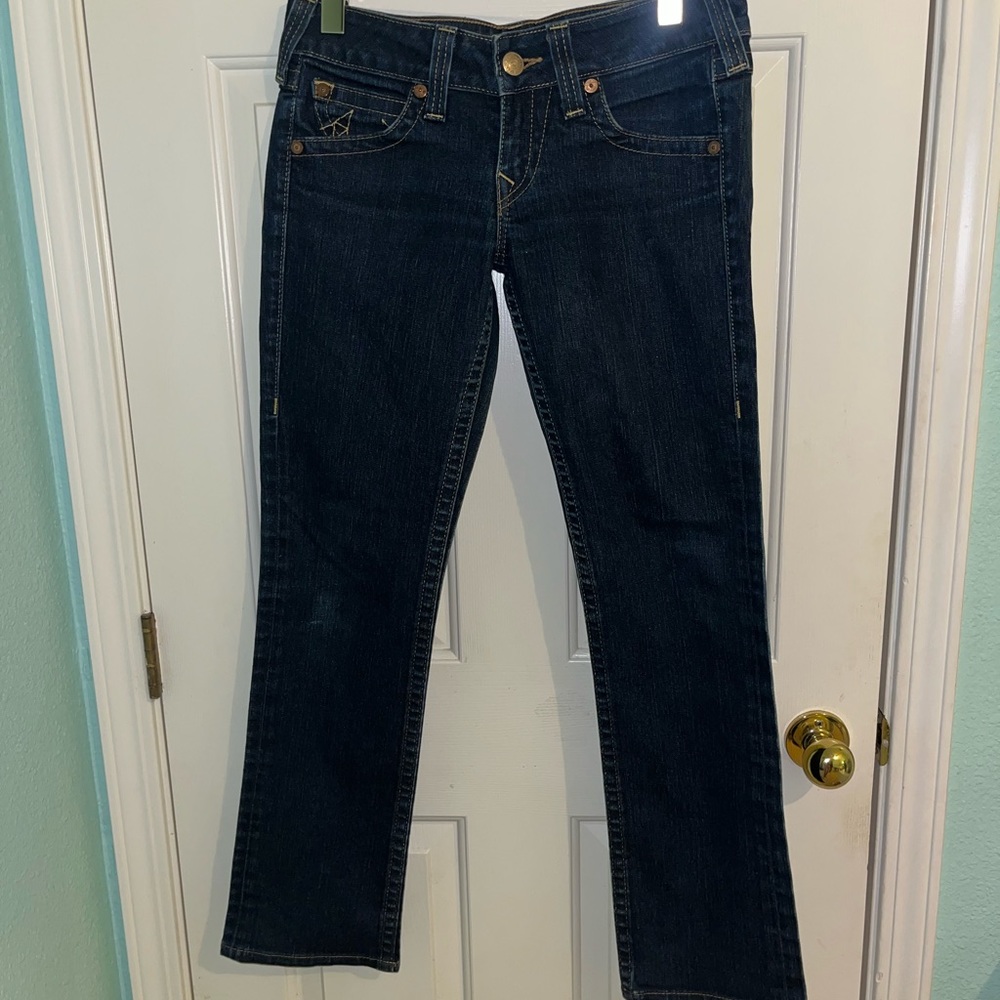 True religion low waisted bootcut jeans